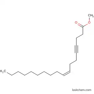 Molecular Structure of 62203-92-3 (8-Octadecen-4-ynoic acid, methyl ester, (Z)-)