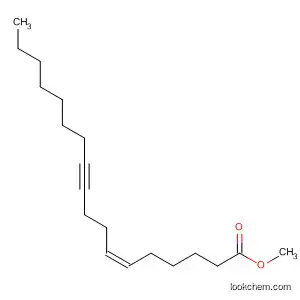 Molecular Structure of 62203-95-6 (6-Octadecen-10-ynoic acid, methyl ester, (Z)-)