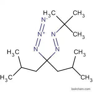 Molecular Structure of 62204-13-1 (Diazene, [1-azido-3-methyl-1-(2-methylpropyl)butyl](1,1-dimethylethyl)-)