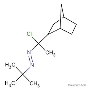 Molecular Structure of 62204-32-4 (Diazene, (1-bicyclo[2.2.1]hept-2-yl-1-chloroethyl)(1,1-dimethylethyl)-)