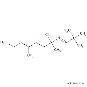 Molecular Structure of 62204-46-0 (Diazene, (1-chloro-1,4-dimethylheptyl)(1,1-dimethylethyl)-)