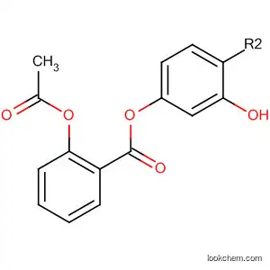 Molecular Structure of 62218-09-1 (Benzoic acid, 2-(acetyloxy)-, 5-hydroxy-1,3-phenylene ester)