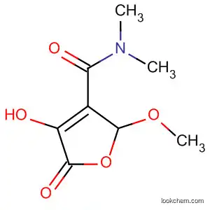 Molecular Structure of 62235-96-5 (3-Furancarboxamide,
2,5-dihydro-4-hydroxy-2-methoxy-N,N-dimethyl-5-oxo-)