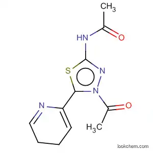 Molecular Structure of 62236-02-6 (Acetamide, N-[4-acetyl-4,5-dihydro-5-(2-pyridinyl)-1,3,4-thiadiazol-2-yl]-)