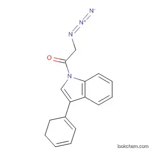 Molecular Structure of 62236-29-7 (1H-Indole, 1-(azidoacetyl)-2,3-dihydro-3-phenyl-)