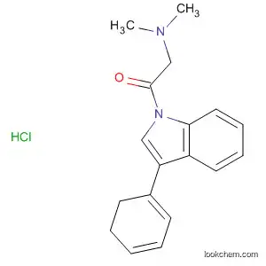 Molecular Structure of 62236-31-1 (1H-Indole, 1-[(dimethylamino)acetyl]-2,3-dihydro-3-phenyl-,
monohydrochloride)
