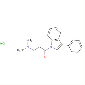 1H-Indole, 1-[3-(dimethylamino)-1-oxopropyl]-2,3-dihydro-3-phenyl-,  monohydrochloride