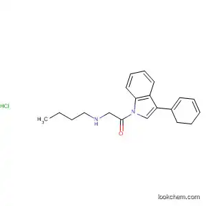 Molecular Structure of 62236-48-0 (1H-Indole, 1-[(butylamino)acetyl]-2,3-dihydro-3-phenyl-,
monohydrochloride)