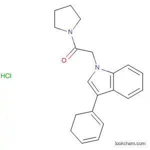 Molecular Structure of 62236-71-9 (1H-Indole, 2,3-dihydro-3-phenyl-1-(1-pyrrolidinylacetyl)-,
monohydrochloride)