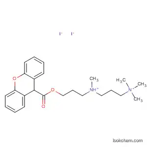 Molecular Structure of 62236-97-9 (1,3-Propanediaminium,
N,N,N,N',N'-tetramethyl-N'-[3-[(9H-xanthen-9-ylcarbonyl)oxy]propyl]-,
diiodide)