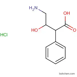 Molecular Structure of 62253-70-7 (Benzenepropanoic acid, b-(aminomethyl)-3-hydroxy-, hydrochloride)