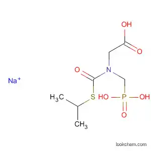 Molecular Structure of 62269-53-8 (Glycine, N-[[(1-methylethyl)thio]carbonyl]-N-(phosphonomethyl)-,
monosodium salt)