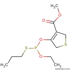 Molecular Structure of 62303-27-9 (3-Thiophenecarboxylic acid,
4-[[ethoxy(propylthio)phosphinyl]oxy]-2,5-dihydro-, methyl ester)