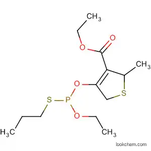 Molecular Structure of 62303-49-5 (3-Thiophenecarboxylic acid,
4-[[ethoxy(propylthio)phosphinyl]oxy]-2,5-dihydro-2-methyl-, ethyl ester)