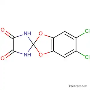 Molecular Structure of 62306-01-8 (Spiro[1,3-benzodioxole-2,2'-imidazolidine]-4',5'-dione, 5,6-dichloro-)