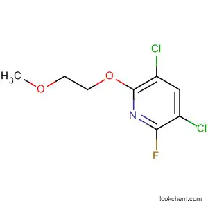 Molecular Structure of 62306-21-2 (Pyridine, 3,5-dichloro-2-fluoro-6-(2-methoxyethoxy)-)