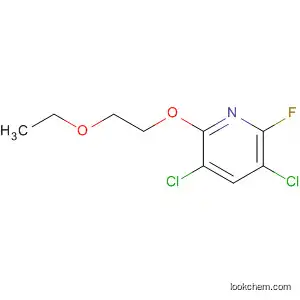 Molecular Structure of 62306-22-3 (Pyridine, 3,5-dichloro-2-(2-ethoxyethoxy)-6-fluoro-)