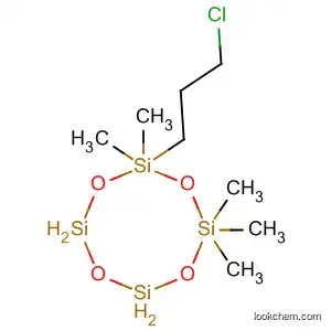 Molecular Structure of 62306-34-7 (Cyclotetrasiloxane, (3-chloropropyl)pentamethyl-)