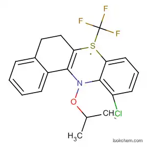 Molecular Structure of 62306-62-1 (12H-Benzo[a]phenothiazine,
6-chloro-5-(1-methylethoxy)-10-(trifluoromethyl)-)