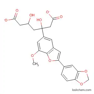 Molecular Structure of 62306-73-4 (1,3-Propanediol,
1-[2-(1,3-benzodioxol-5-yl)-7-methoxy-5-benzofuranyl]-, diacetate)