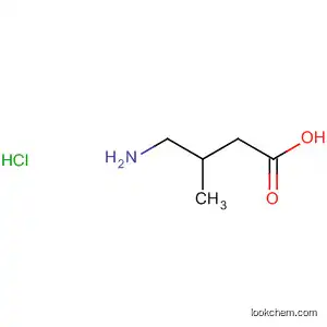 Molecular Structure of 62306-84-7 (Butanoic acid, 4-amino-3-methyl-, hydrochloride)