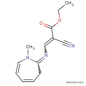 Molecular Structure of 62321-96-4 (2-Propenoic acid,
2-cyano-3-[(hexahydro-1-methyl-2H-azepin-2-ylidene)amino]-, ethyl
ester)