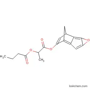 Molecular Structure of 62343-77-5 (Butanoic acid,
1-methyl-2-[(octahydro-2,5-methano-2H-indeno[1,2-b]oxiren-4-yl)oxy]-2-
oxoethyl ester)
