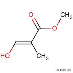 Molecular Structure of 62350-83-8 (2-Propenoic acid, 3-hydroxy-2-methyl-, methyl ester, (E)-)