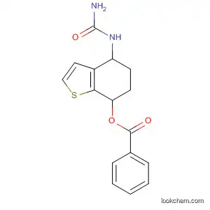 Molecular Structure of 62369-81-7 (Urea, [7-(benzoyloxy)-4,5,6,7-tetrahydrobenzo[b]thien-4-yl]-)