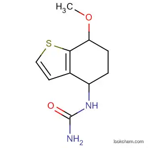 Molecular Structure of 62369-86-2 (Urea, (4,5,6,7-tetrahydro-7-methoxybenzo[b]thien-4-yl)-)