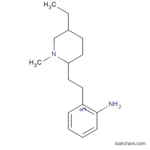 Molecular Structure of 62370-03-0 (Benzenamine, 2-[2-(5-ethyl-1-methyl-2-piperidinyl)ethyl]-, trans-)