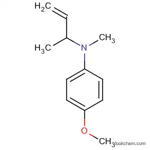 Molecular Structure of 62378-89-6 (Benzenamine, 4-methoxy-N-methyl-N-(1-methyl-2-propenyl)-)
