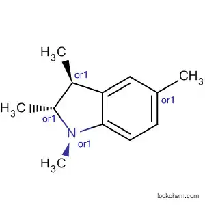 Molecular Structure of 62379-04-8 (1H-Indole, 2,3-dihydro-1,2,3,5-tetramethyl-, trans-)