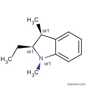 Molecular Structure of 62379-07-1 (1H-Indole, 2-ethyl-2,3-dihydro-1,3-dimethyl-, cis-)