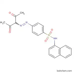 Molecular Structure of 62379-50-4 (Benzenesulfonamide, 4-[(1-acetyl-2-oxopropyl)azo]-N-naphthalenyl-)