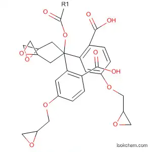 Molecular Structure of 62379-57-1 (Benzoic acid, methylenebis[4-(oxiranylmethoxy)-, bis(oxiranylmethyl)
ester)