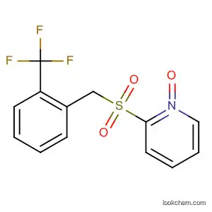 Molecular Structure of 62379-60-6 (Pyridine, 2-[[[(trifluoromethyl)phenyl]methyl]sulfonyl]-, 1-oxide)