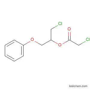 Molecular Structure of 62379-72-0 (Acetic acid, chloro-, 1-(chloromethyl)-2-phenoxyethyl ester)