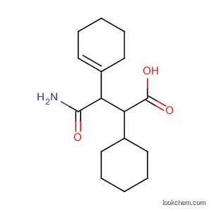 Molecular Structure of 62379-99-1 (Cyclohexaneacetic acid, 1-[2-amino-1-(1-cyclohexen-1-yl)-2-oxoethyl]-)
