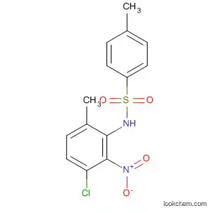 Molecular Structure of 62380-00-1 (Benzenesulfonamide, N-(3-chloro-6-methyl-2-nitrophenyl)-4-methyl-)