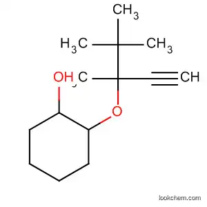 Molecular Structure of 62380-03-4 (Cyclohexanol, 2-[[1-(1,1-dimethylethyl)-1-methyl-2-propynyl]oxy]-)