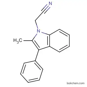 Molecular Structure of 62391-20-2 (1H-Indole-1-acetonitrile, 2-methyl-3-phenyl-)