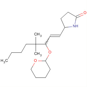 2-Pyrrolidinone,  5-[4,4-dimethyl-3-[(tetrahydro-2H-pyran-2-yl)oxy]-1-octenyl]-