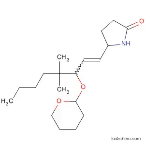 Molecular Structure of 62400-94-6 (2-Pyrrolidinone,
5-[4,4-dimethyl-3-[(tetrahydro-2H-pyran-2-yl)oxy]-1-octenyl]-)