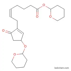 Molecular Structure of 62407-95-8 (5-Heptenoic acid,
7-[5-oxo-3-[(tetrahydro-2H-pyran-2-yl)oxy]-1-cyclopenten-1-yl]-,
tetrahydro-2H-pyran-2-yl ester, (Z)-)