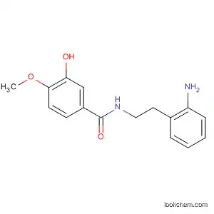 Molecular Structure of 62416-94-8 (Benzamide, N-[2-(2-aminophenyl)ethyl]-3-hydroxy-4-methoxy-)