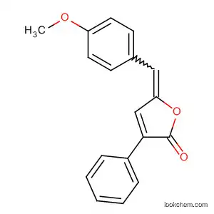 Molecular Structure of 62427-18-3 (2(5H)-Furanone, 5-[(4-methoxyphenyl)methylene]-3-phenyl-)