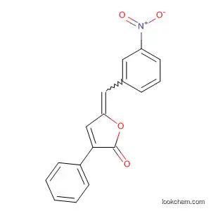 Molecular Structure of 62427-21-8 (2(5H)-Furanone, 5-[(3-nitrophenyl)methylene]-3-phenyl-)