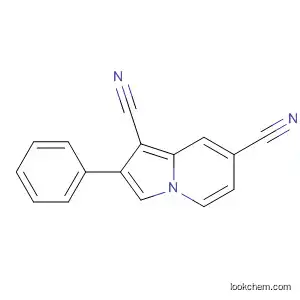 Molecular Structure of 62456-07-9 (1,7-Indolizinedicarbonitrile, 2-phenyl-)