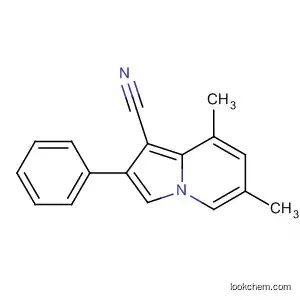 Molecular Structure of 62456-08-0 (1-Indolizinecarbonitrile, 6,8-dimethyl-2-phenyl-)